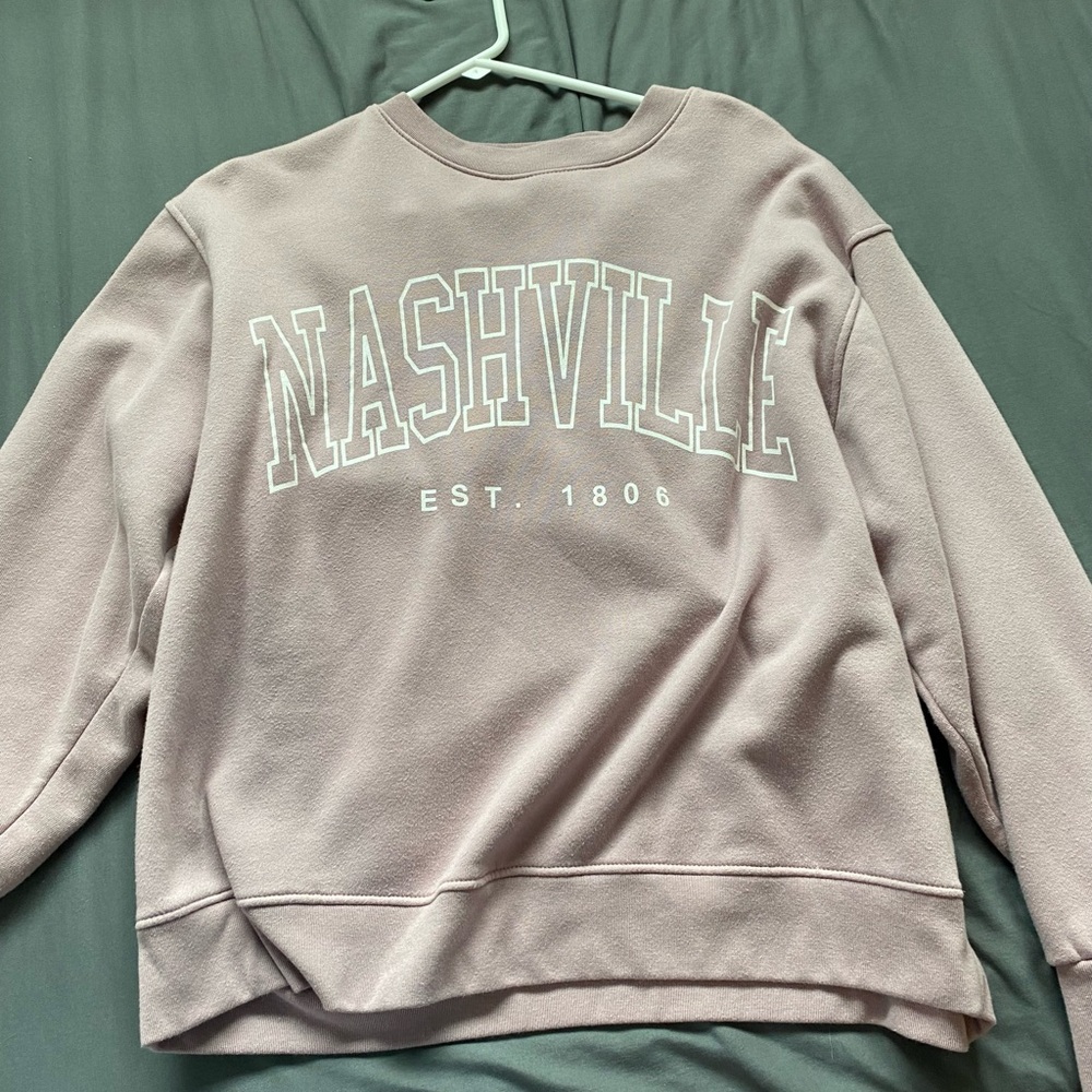 Altar'd State Pink Crew Neck Sweater